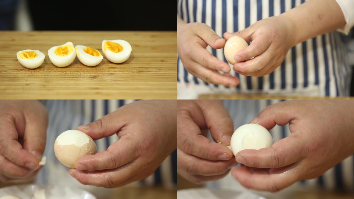 【镜头合集】剥鸡蛋包鸡蛋壳  (2)