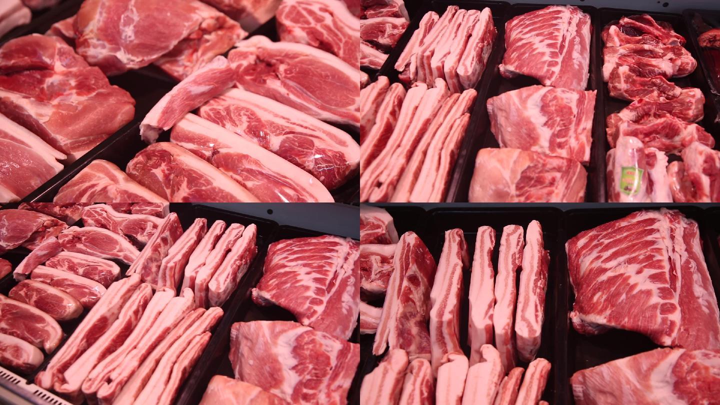 【镜头合集】超市买猪肉  (2)