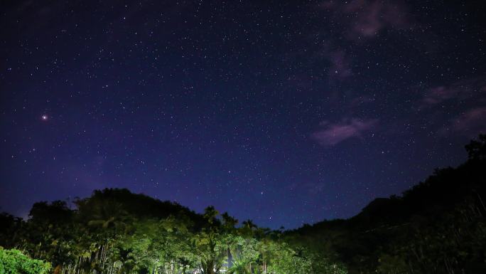 三亚乡村星空延时