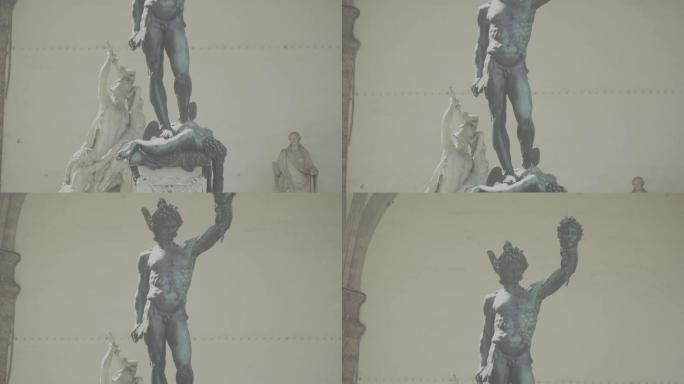 佛罗伦萨西诺里亚广场的雕塑