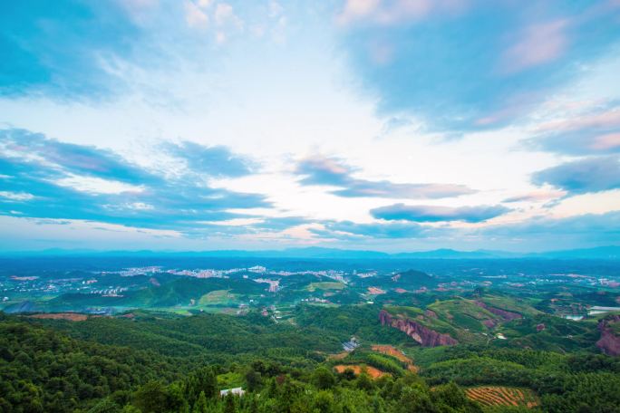 湖南省郴州市永兴县龙王岭景区延时摄影