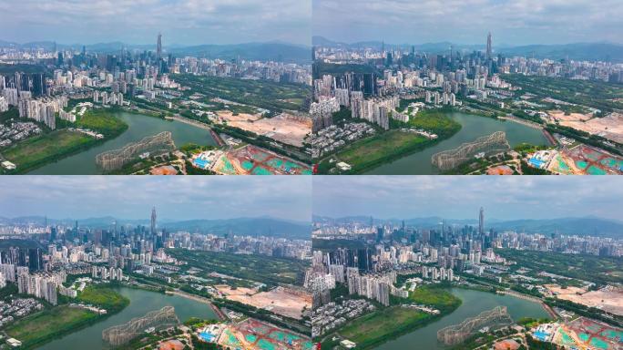 【正版5K素材】深圳城市大景航拍视频
