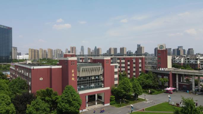 浙江工业大学之江学院4k航拍31