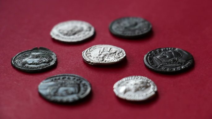 古罗马红色货币货币
