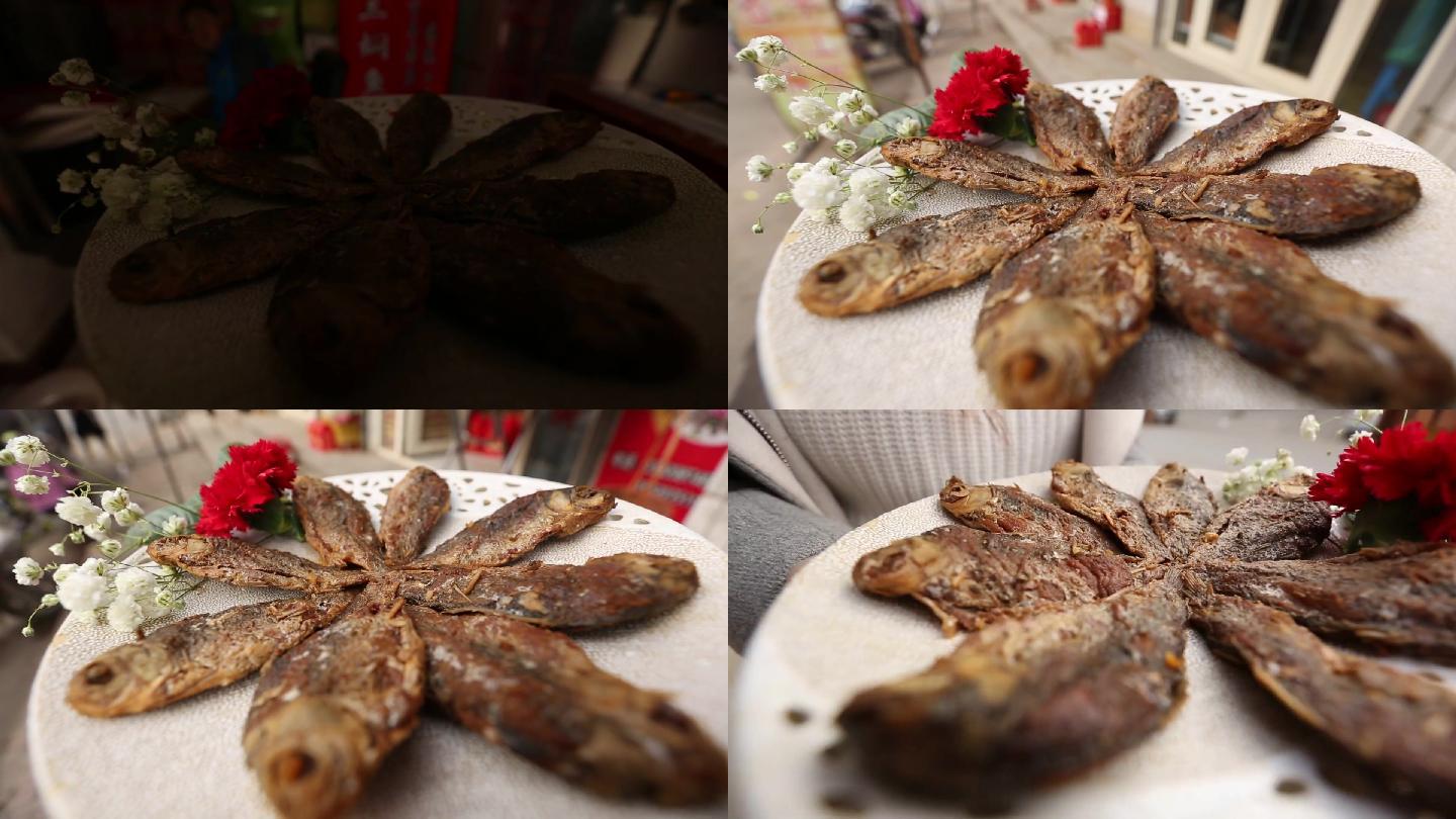 【镜头合集】油炸小黄鱼焖酥鱼  (1)