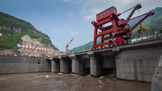 大渡河水库建设 水电站 水力发电