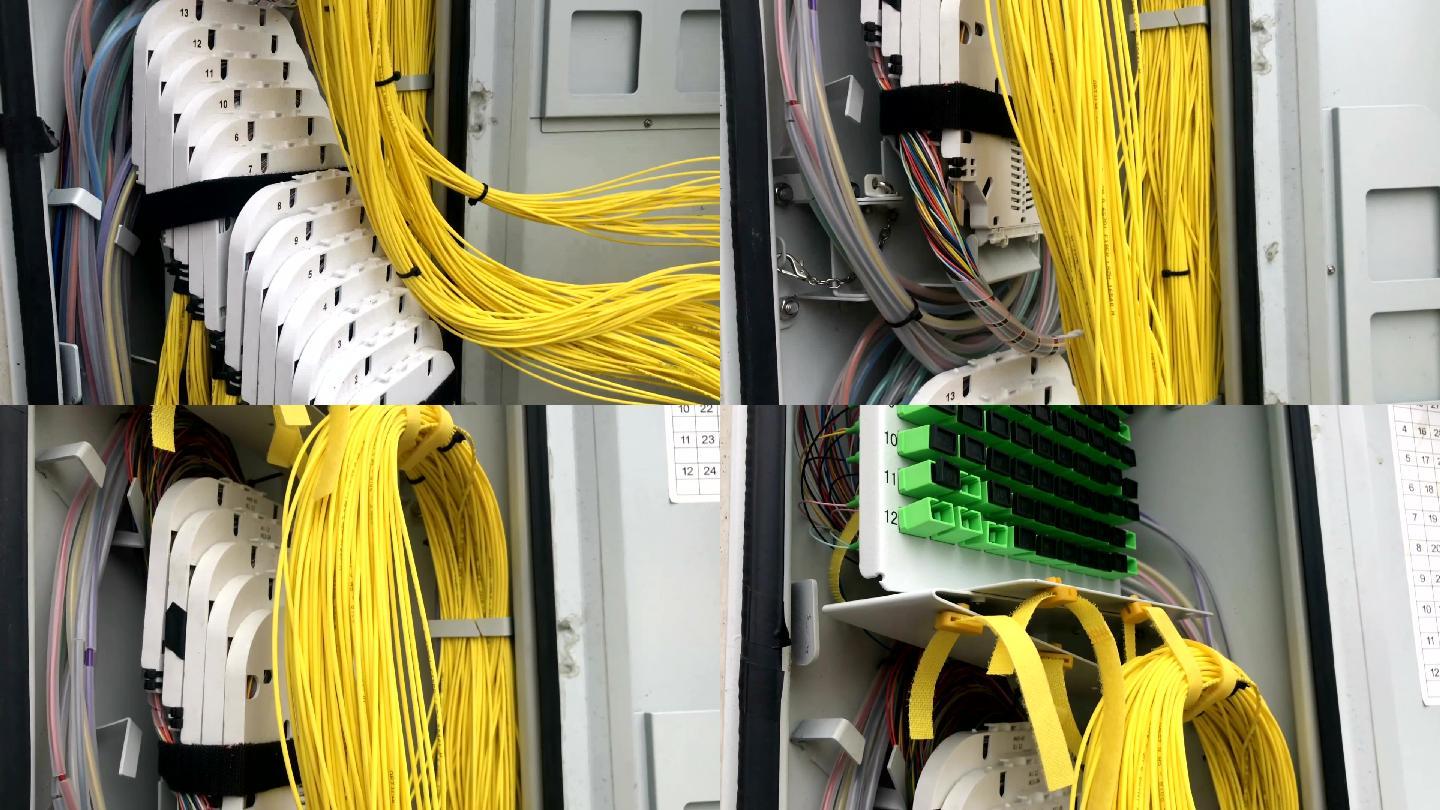 室外光纤整齐线缆
