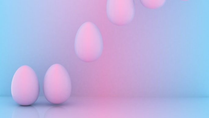 复活节彩蛋快乐蛋类鸡蛋粉色