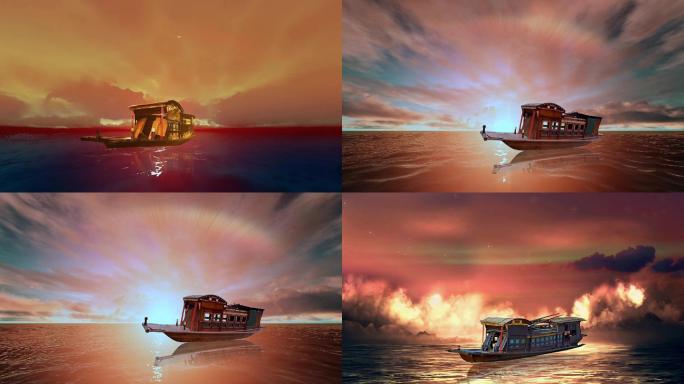 《南湖红船》背景素材