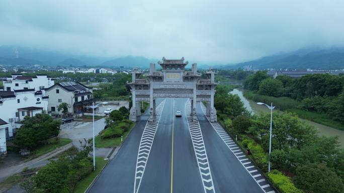 四大佛教名山九华山风景区景点航拍