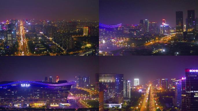 成都高新区夜景