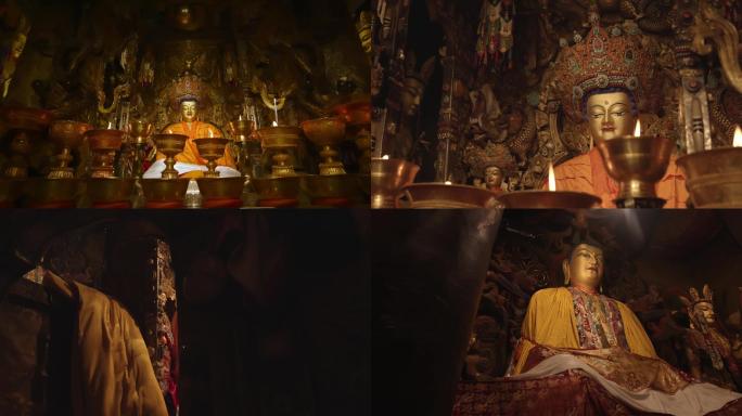 西藏拉萨寺庙宗教金身