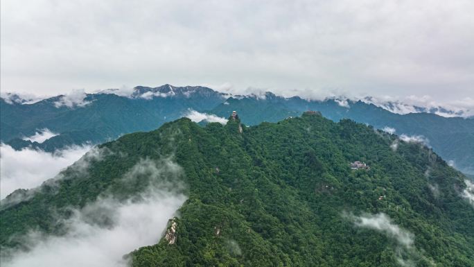 秦岭南五台云海延时