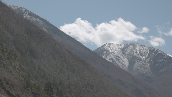 川藏雪山视频素材