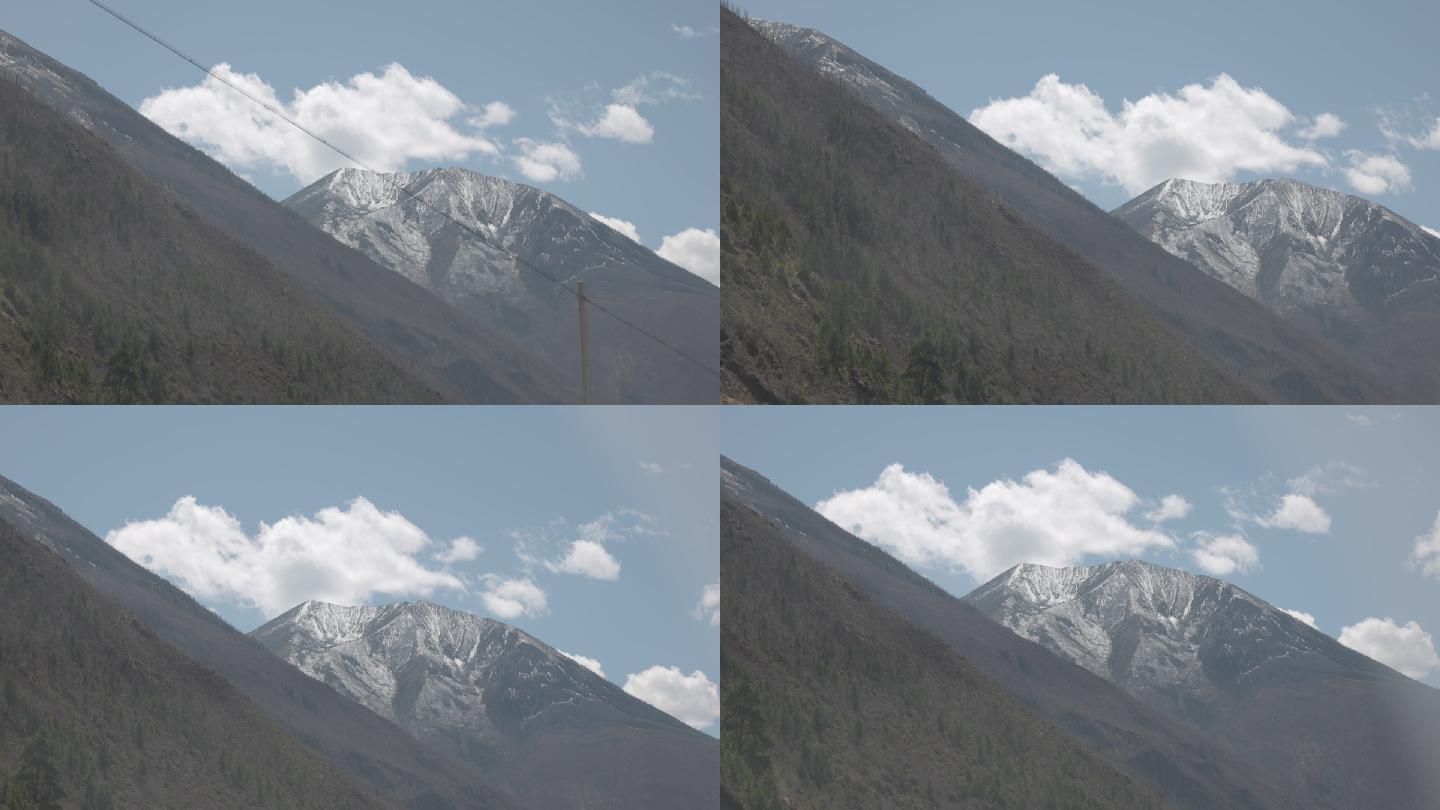 川藏雪山视频素材
