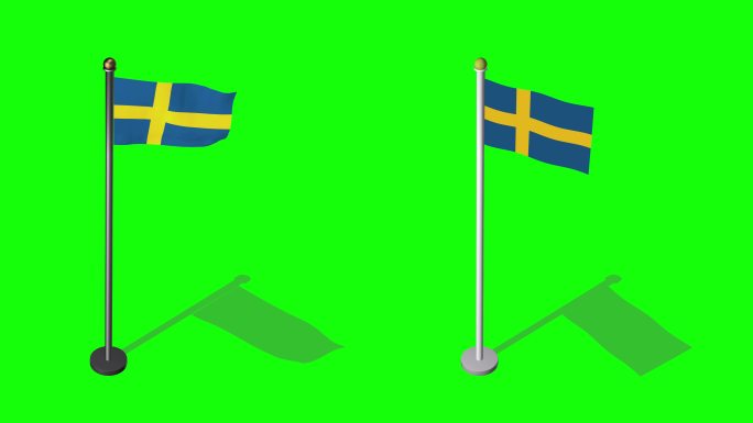 瑞典等距旗旗帜