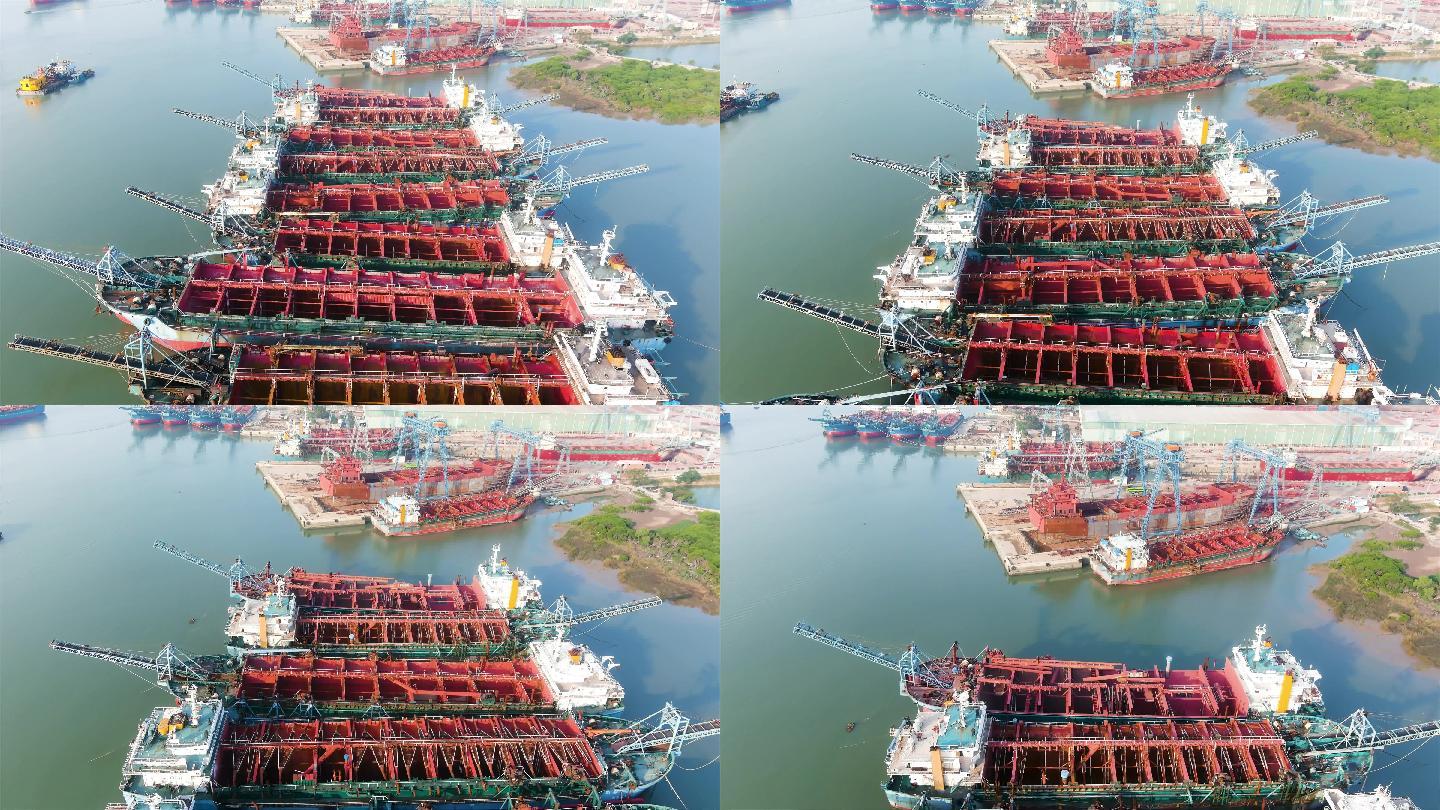 九龙江上的造船厂