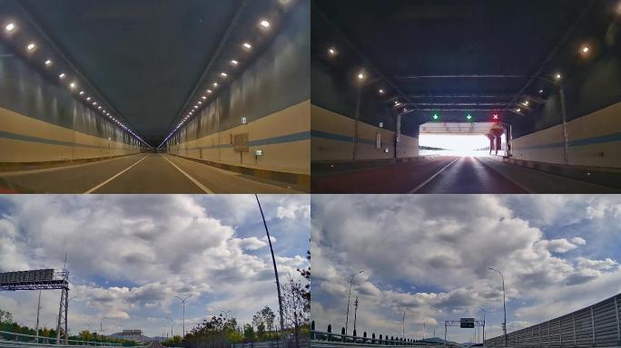 行车素材.北京京礼高速妫河隧道