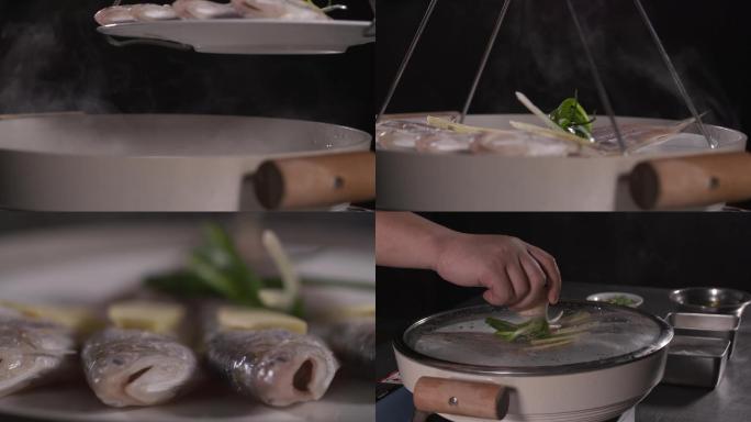 家常菜 清蒸刀鱼 鱼的制作过程A021