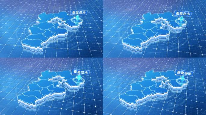 河北秦皇岛市蓝色科技定位地图