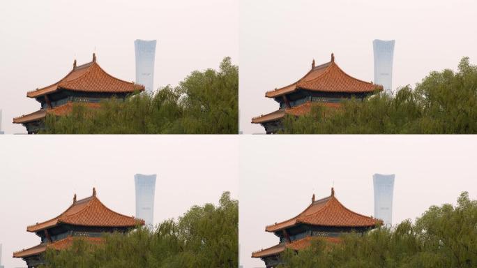 北京故宫和中国尊