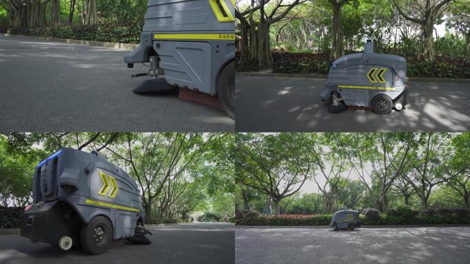 公园自动扫地机器人
