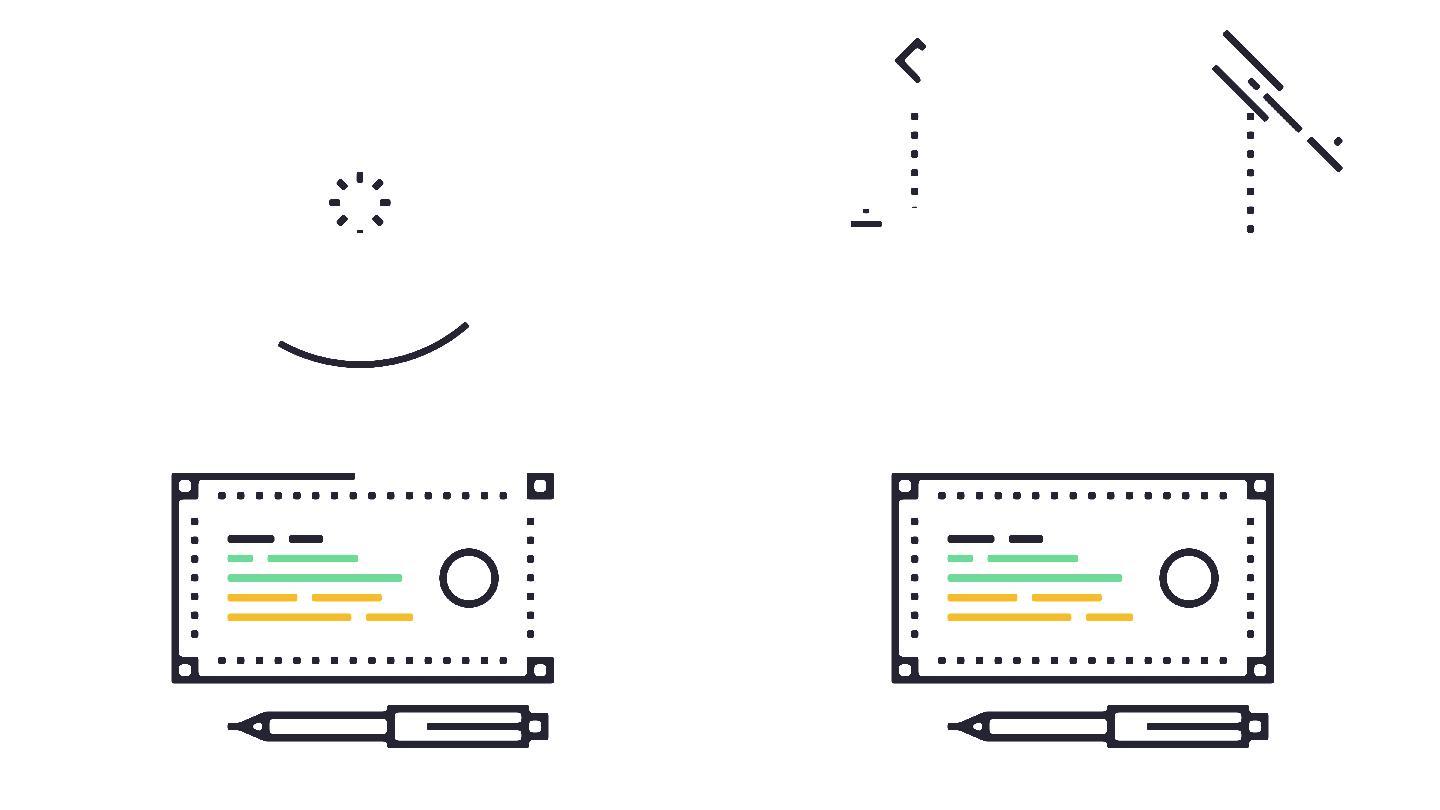 检查付款图标动画MG动画