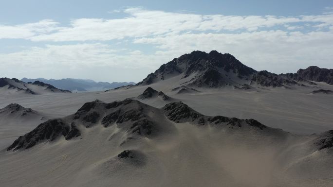 青海黑独山航拍