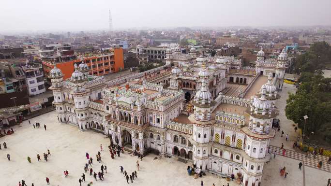 尼泊尔Janakpur的Janaki Mandir