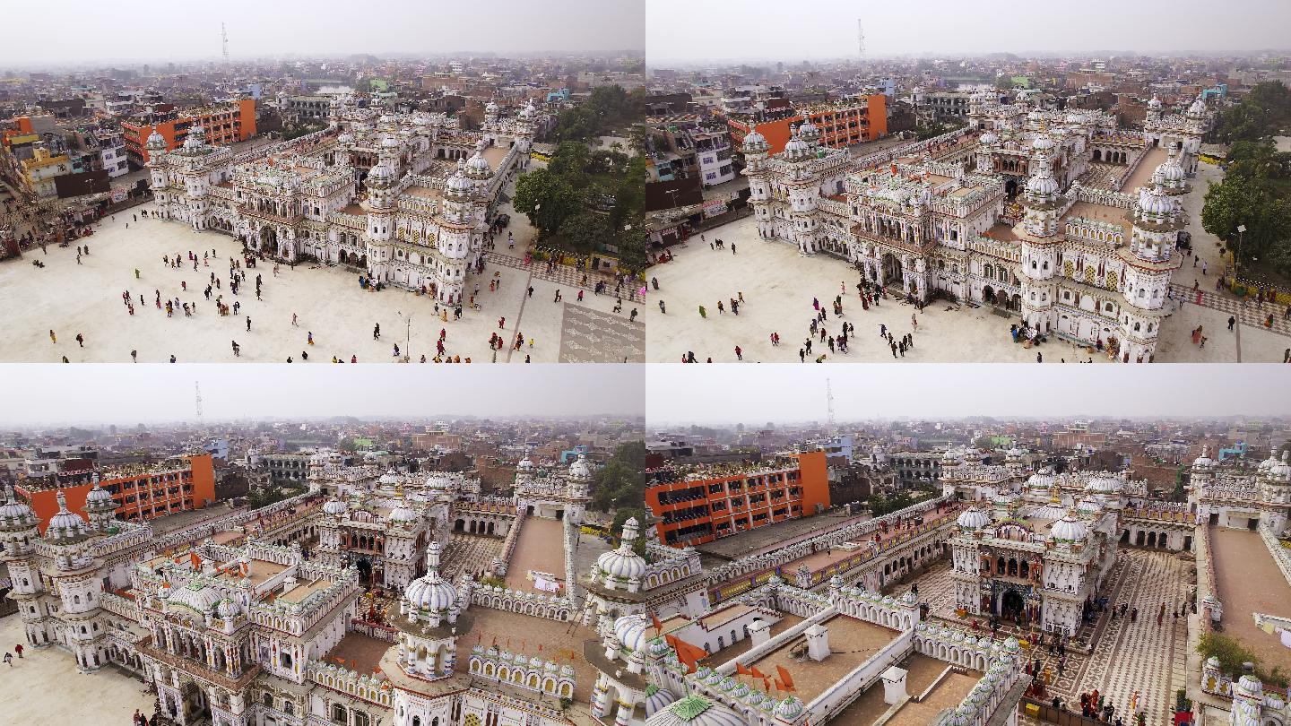 尼泊尔Janakpur的Janaki Mandir