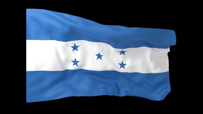 洪都拉斯 洪都拉斯国旗 Alpha通道