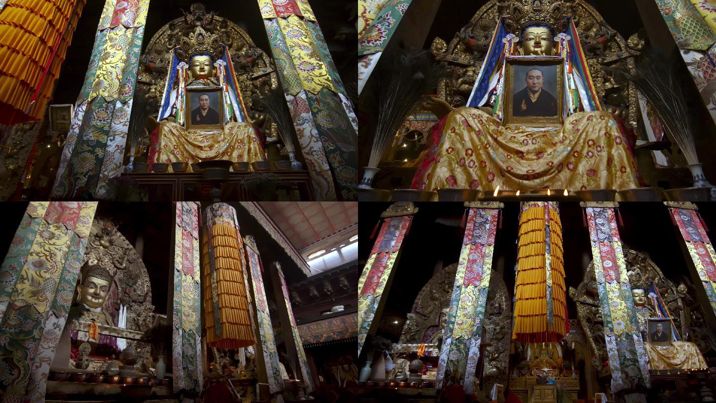 西藏拉萨寺庙宗教金身佛像