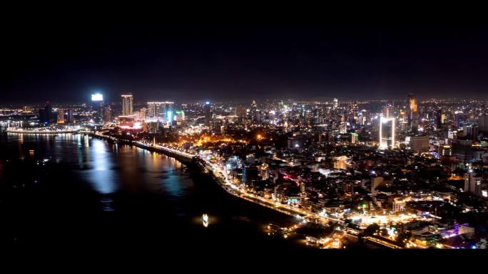 riverside 夜景延时