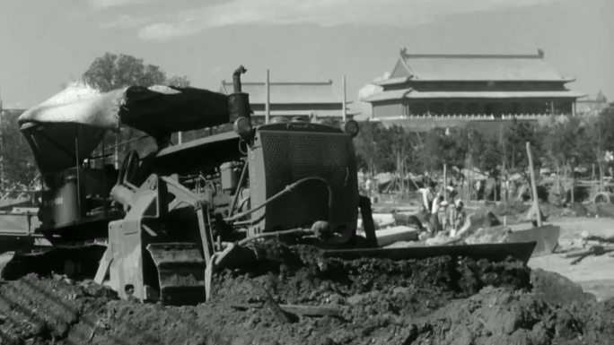 1958年扩建天安门广场