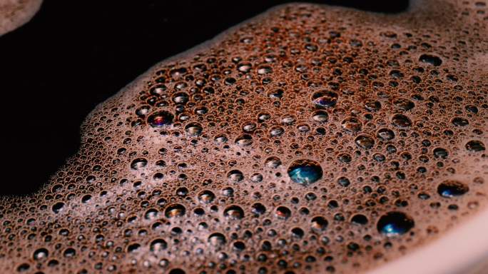 咖啡杯俯视图可乐碳酸饮料泡沫