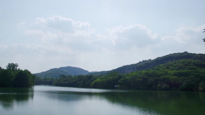 琅琊山延时风景山湖