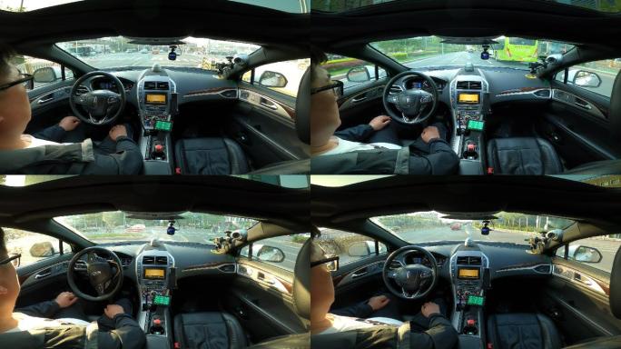 第一视角自动驾驶路面测试