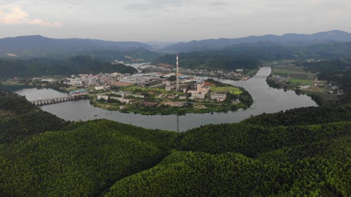 湖南省郴州市永兴县塘门口风景区航拍