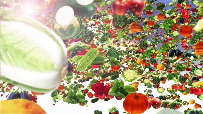 ae模版农业蔬菜大数据科技包装宣传片片头