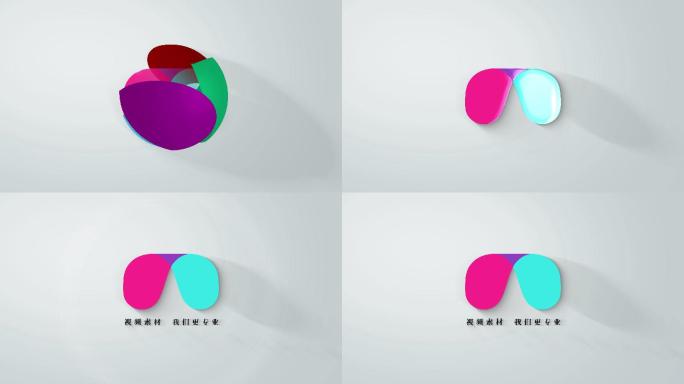 高端简洁logo动画演绎