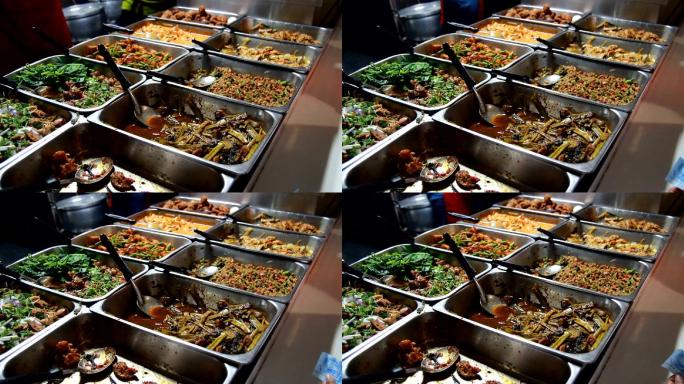 HD：泰国食品美食美味中餐晚餐后厨厨房