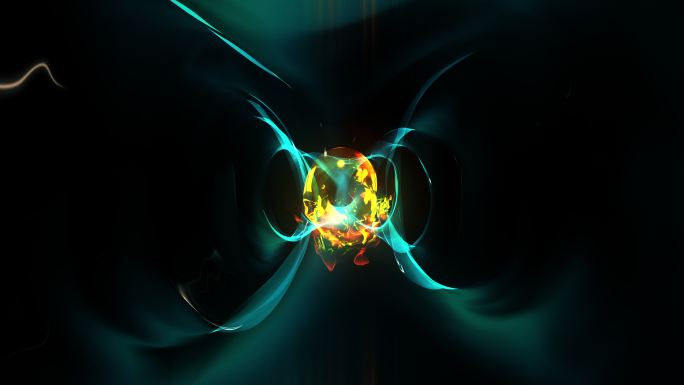 量子力冲击波法术魔法火光能量球特效音波光