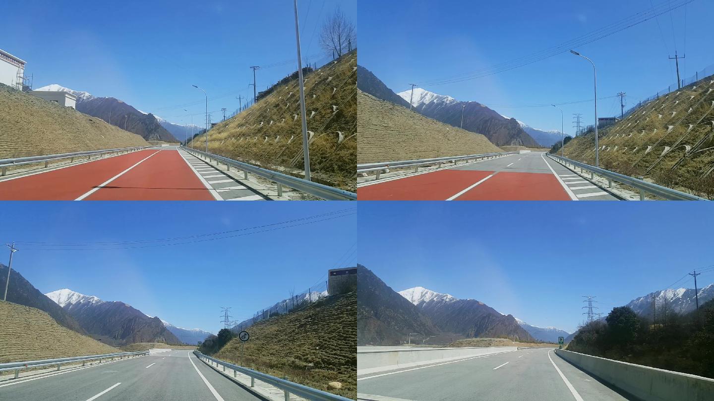 西藏拉林高速沿线风光