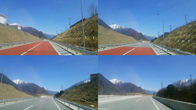 西藏拉林高速沿线风光