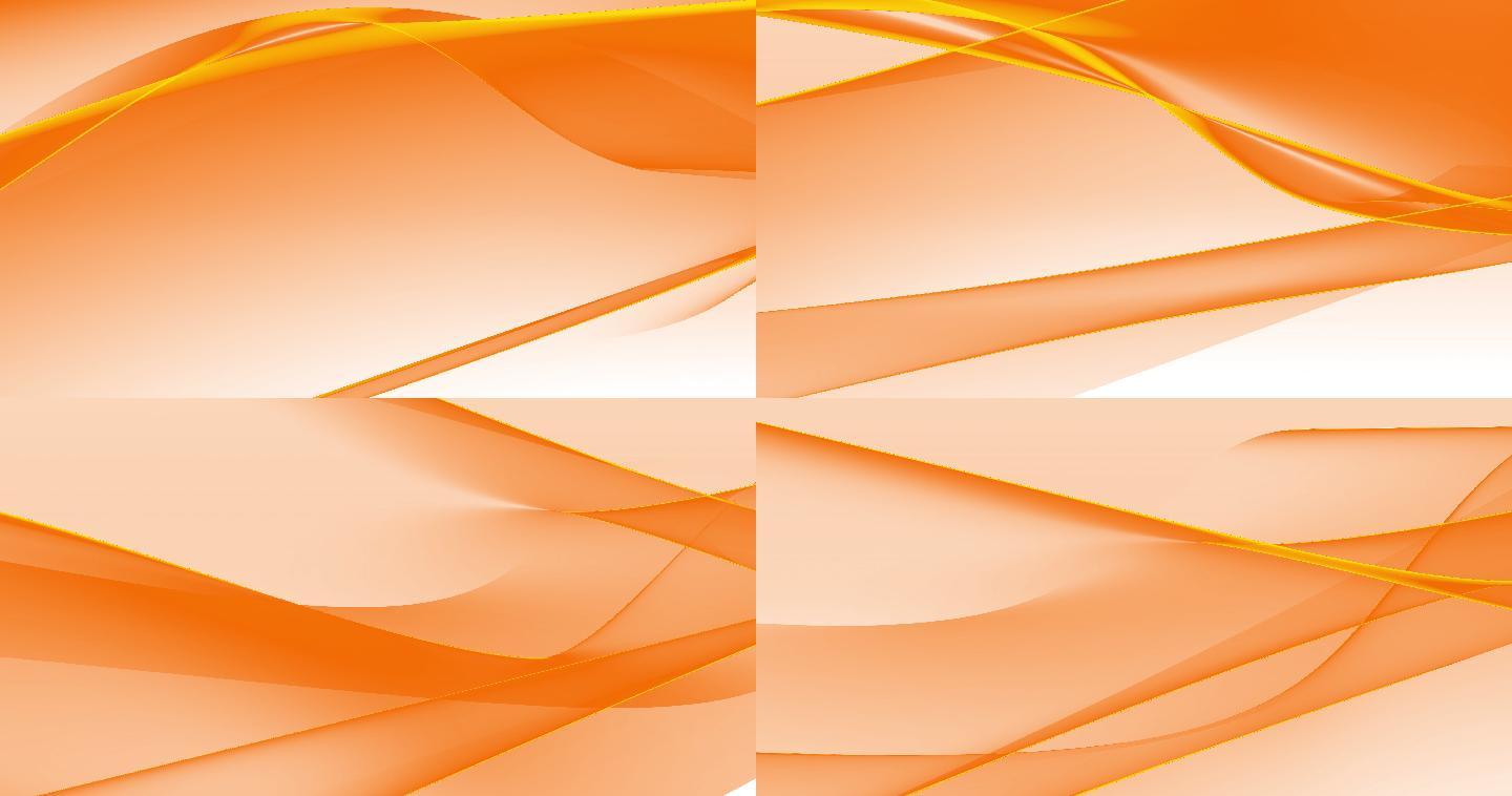流水抽象背景橙色背景