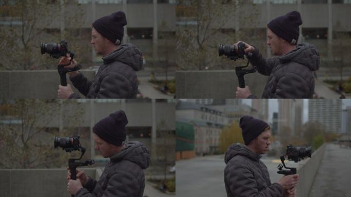 操作照相机的摄影师