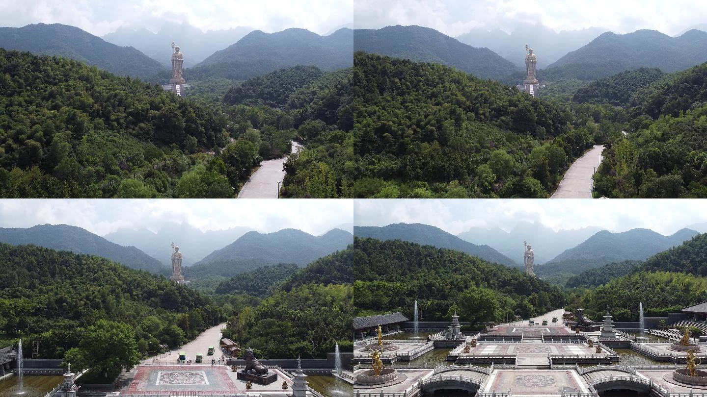 四大佛教名山九华山风景区大愿文化园地藏