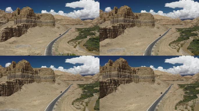 原创西藏阿里扎达土林公路自驾旅行自然风光