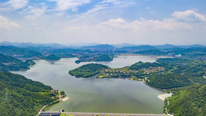 杭州临安青山湖风光延时