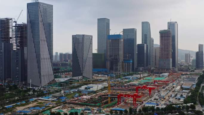 建设中的深圳前海4k